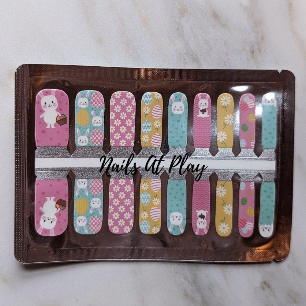 5 for $20 Nail Wraps- (kids) Sweet Bunny